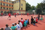 Volejbalové utkání červen 2015